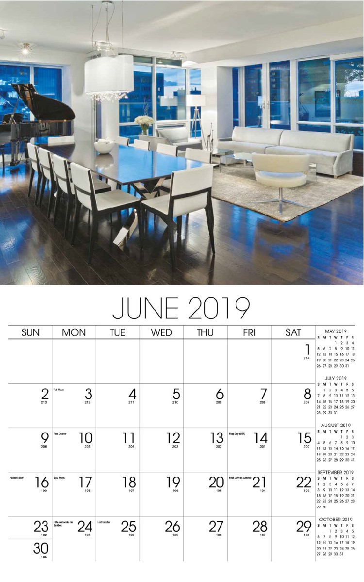 Decor & Design Calendar - June