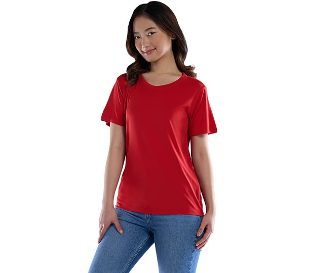 Coast - Ladies Crew Neck Polyester Tee
