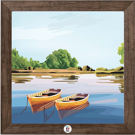 Lakeside Art Print By Daphne Brissonnet