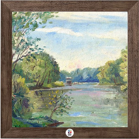 Silver Lake Art Print By Sue Schlabach