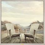 BGB84433-G - Art Print "Deck Chairs"