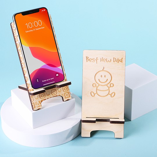 Collapsible Wood Phone Stand