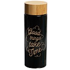 Bottle with Bamboo Lid