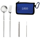 Collapsible Straw and Brush Set