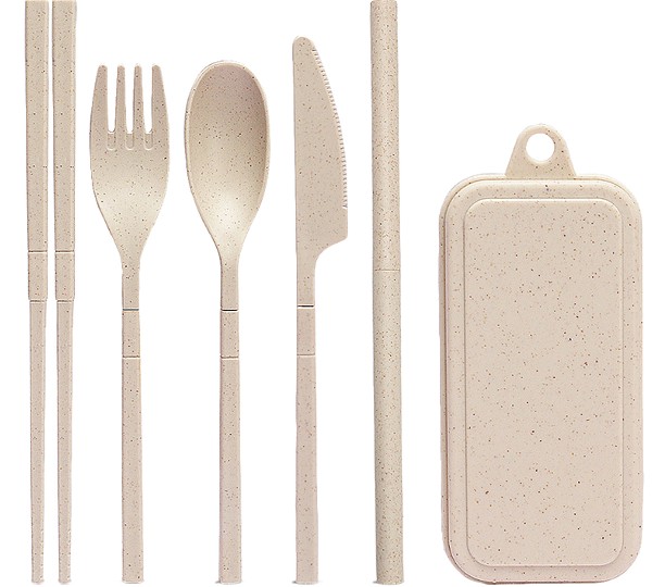 Collapsible Utensils Set With Portable Case