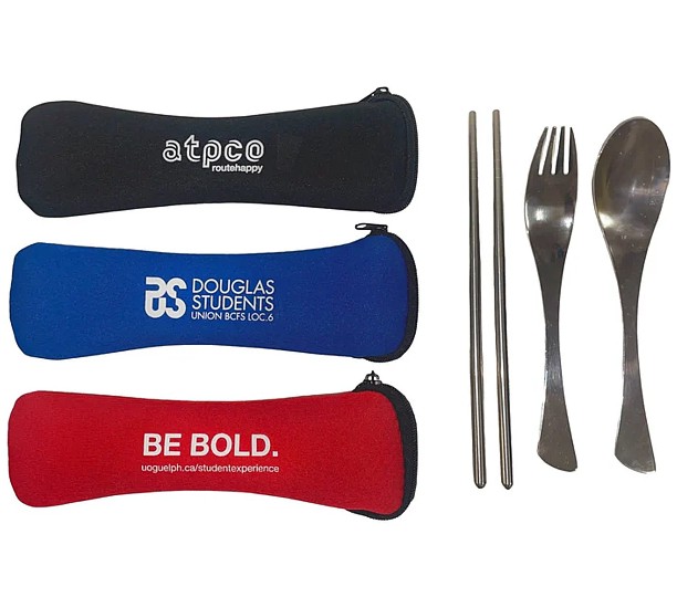 Utensils In Pouch
