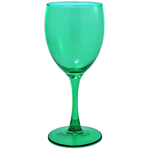 G0560EM - Pinot Wine 8.5oz Emerald Coloured Glass