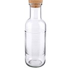 Ribbed Bottle 1L Glass Bottle