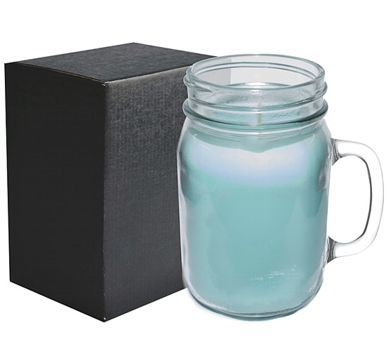 Candela, Mineral Spa Scented Clear Glass Candle