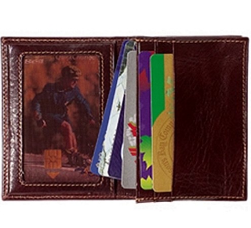 Deluxe Cowhide Business Card Holder
