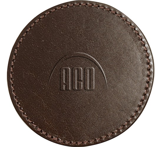 Single Round Leather Coasters