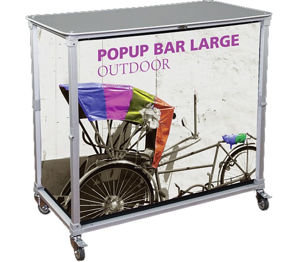 PPBFL301-B - Large Portable Popup Bar