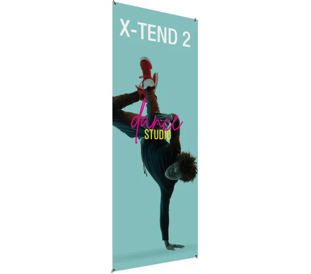 Spring Back Banner Stand X-TEND-2