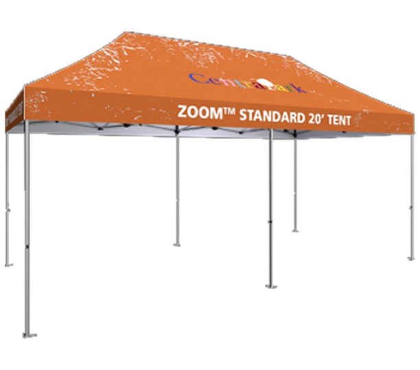 ZM-TNT-STD-FRM-HEX - Zoom™ Standard 20ft Popup Tent