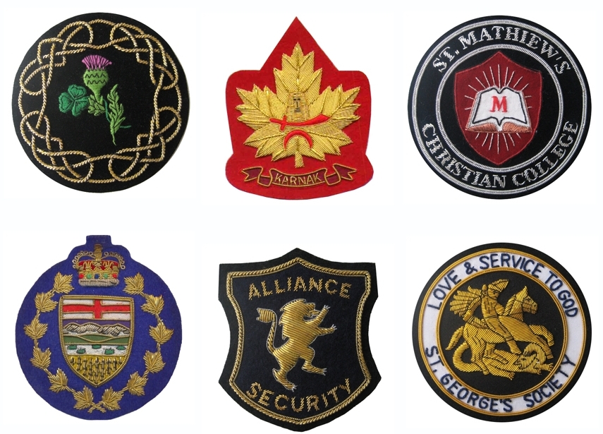 Bullion Embroidered Emblems