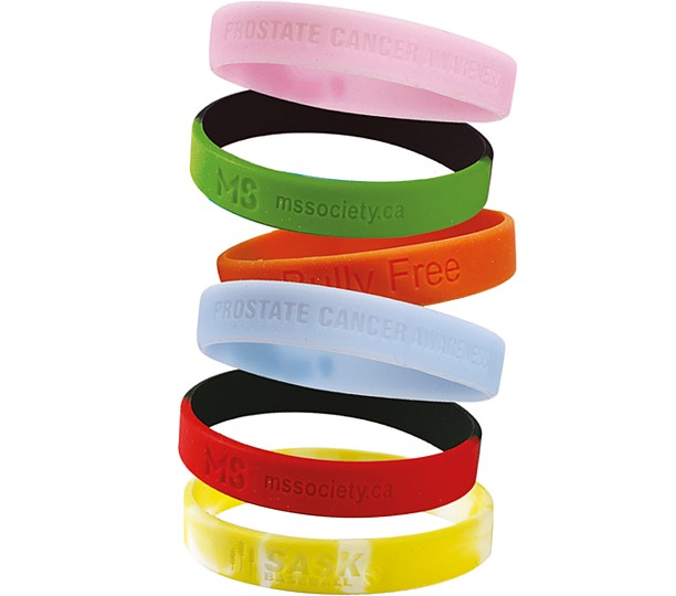 Debossed Silicone Bracelet