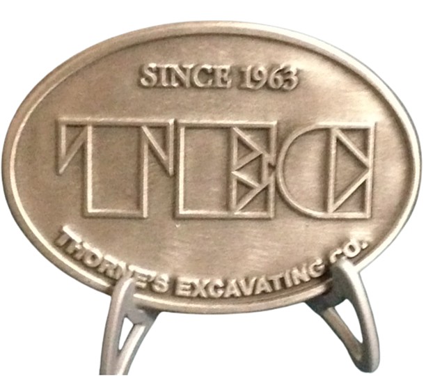 Solid Pewter Belt Buckle (2.5" x 3.5")