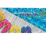 SU698-5 - Stock Design By The Pool Beach Towel, 30x60