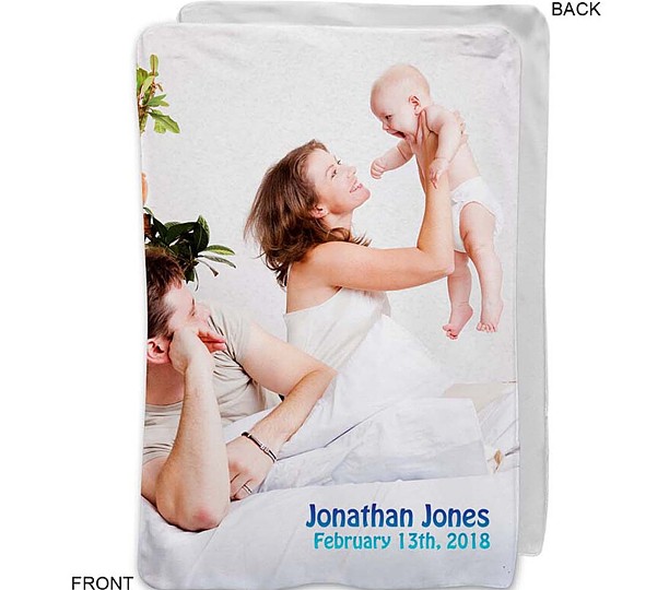 Photo Blanket, Ultra Soft Microfleece Lap Blanket