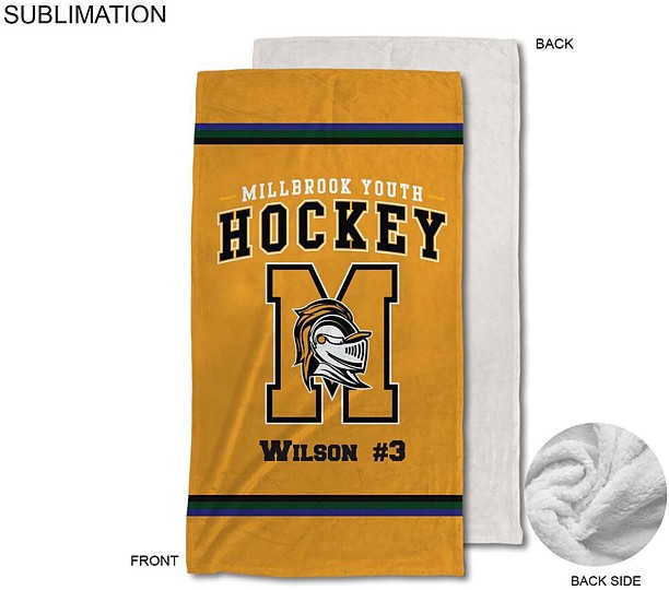 Team Blanket in Plush and cozy Mink Flannel Fleece