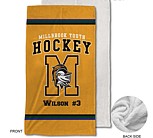 Team Blanket in Plush and cozy Mink Flannel Fleece