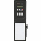Faux Leather Notebook/ Calculator/ Pen Combination
