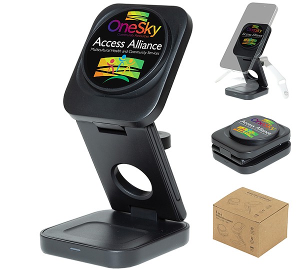 3-in-1 15W Wireless Charging Station