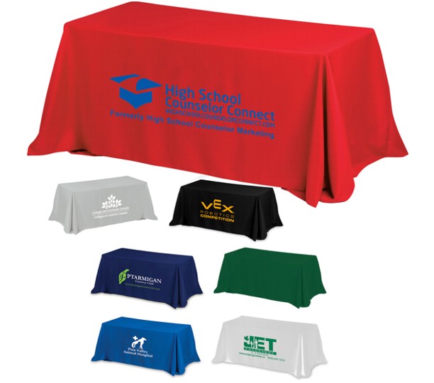 4-Sided Throw Style 8 ft Table Covers