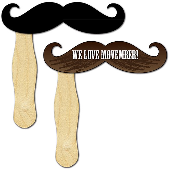 HF-MOUSTACHE - Movember Moustache Hand Sign