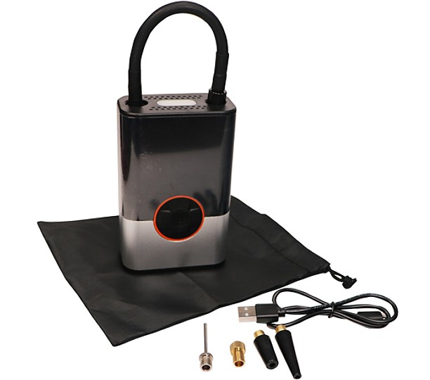 Portable Tire Inflator, Air Compressor w/ Light and Power Bank
