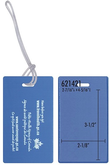 621421 - Luggage ID Badge Holder