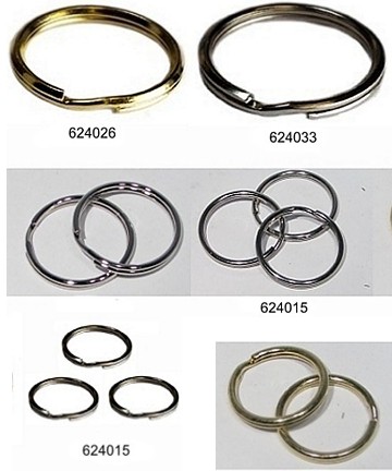Metal Nickel Plated Split Rings