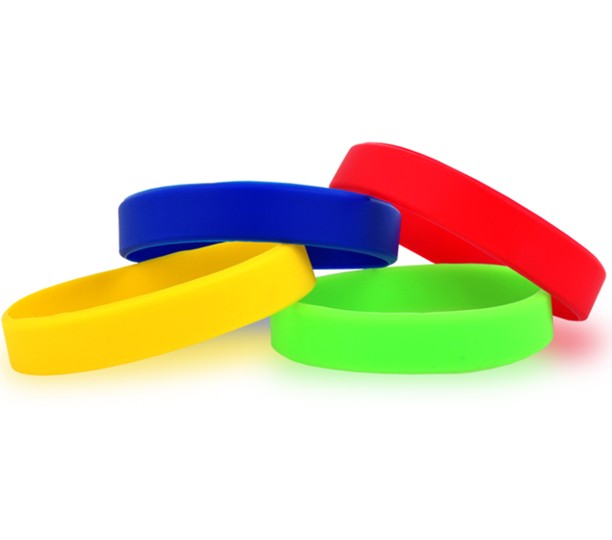 Silicone Awareness Wristbands - Non Printed