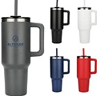 Pinnacle 40 oz Vacuum Insulated Eco-Friendly Travel Tumbler With Straw