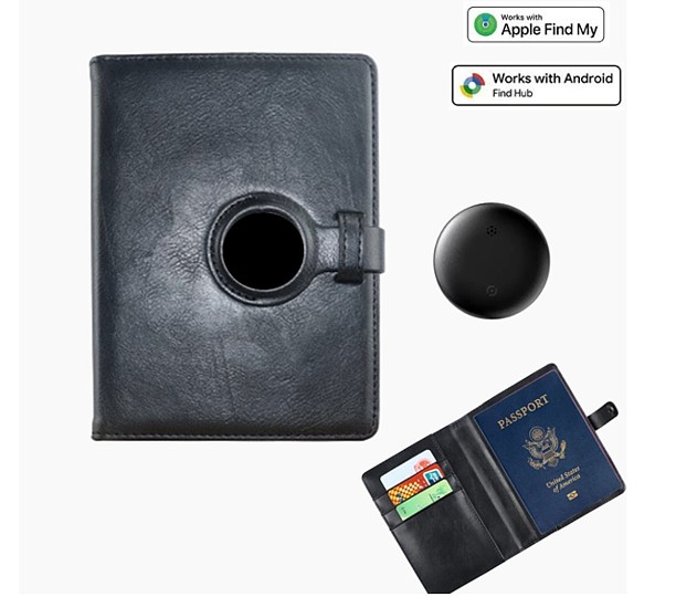 RFID Passport Holder + Smart Tracker - Android/Apple
