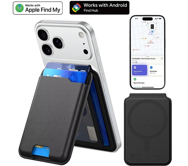 Magnetic Wallet + Smart Tracker - Android/Apple