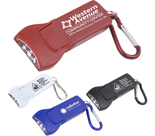 Beamer 4 LED Keyholder Keylight with Carabiner Clip