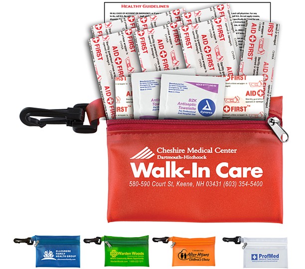 13 Piece First Aid Kit Components