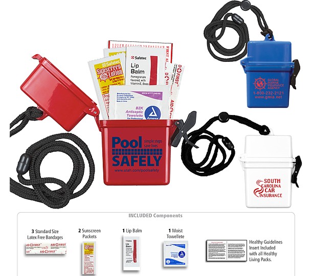 5273 - “Ez carry Kit 2” 8 piece First Aid Sun Kit