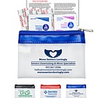 7 Piece First Aid Kit in Colorful Zipper Vinyl Pouch