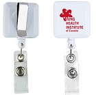 RBR6D - Square Retractable Badge Holder