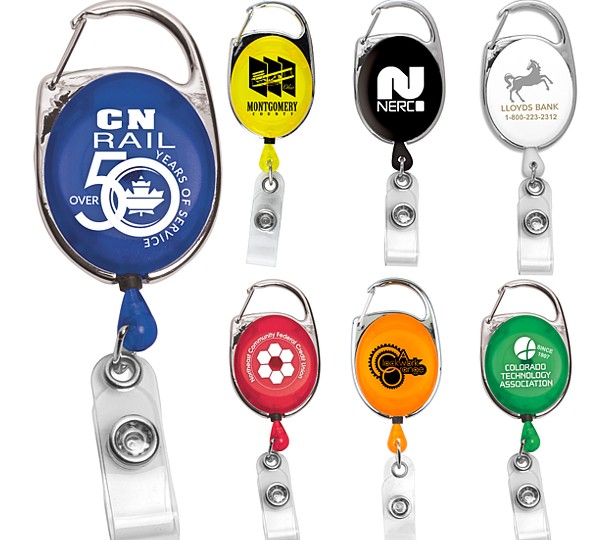 RBRCA - Retractable Carabiner Style Badge Holder