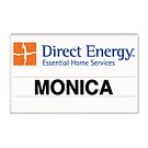 Self Letter Badge 2 1/2 x 1 1/2 inches Round Tags