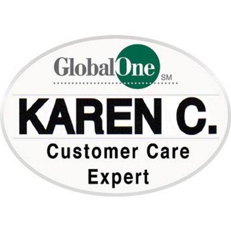 Self Letter Badge - 3 x 2 inches Oval Shape