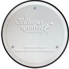 Silver Circle Plaque - 1375BL