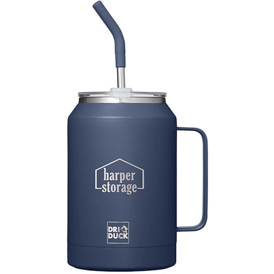 Dri Duck Maverick 32 oz. Insulated Stainless Steel Mug With Straw
