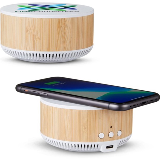 Portia Wireless Charger and Speaker
