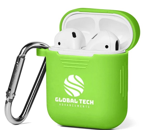 Silicone Earbud Case with Carabiner
