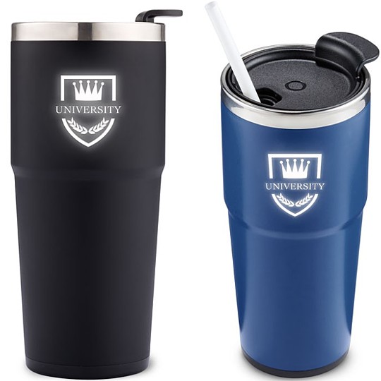 Light-up-your-logo Double-wall Tumbler