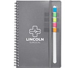 Semester Spiral Notebook With Sticky Flags